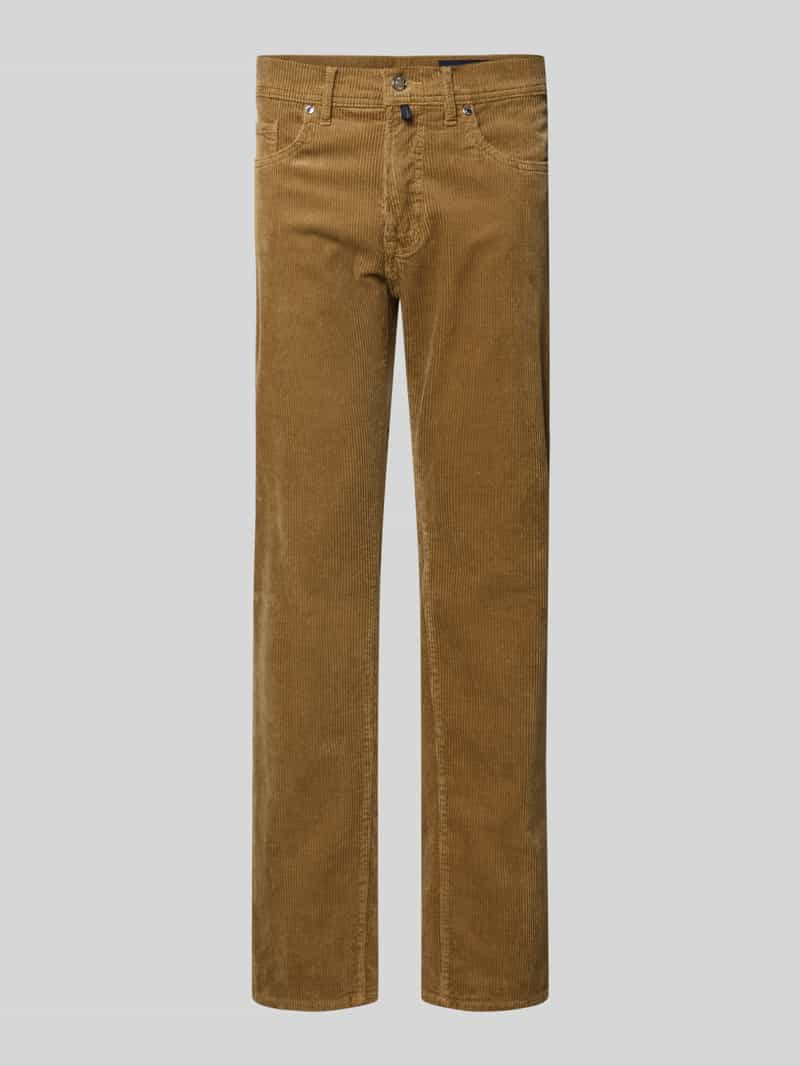 Pierre Cardin Regular fit corduroy broek met steekzakken model 'Laval'