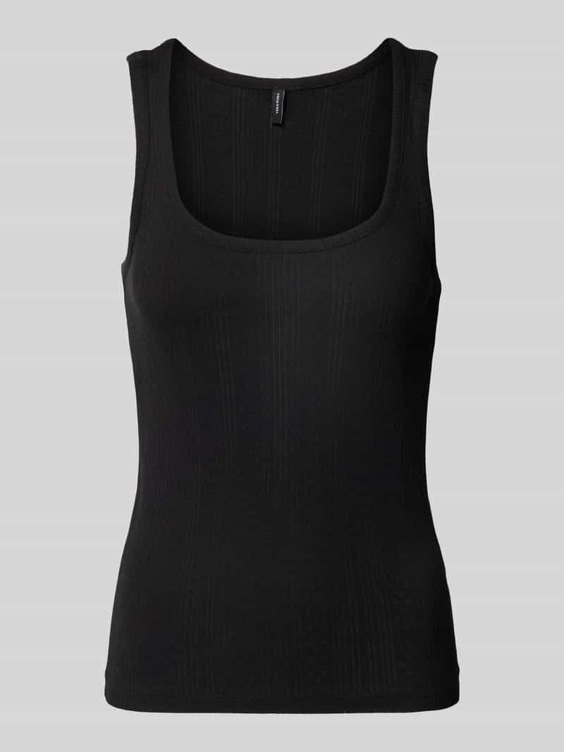 Vero Moda Slim fit tanktop van puur katoen model 'LISA POINTELLE'