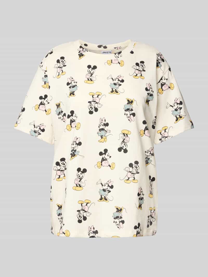 Jake*s Casual Pyjamabovendeel met Disney -print