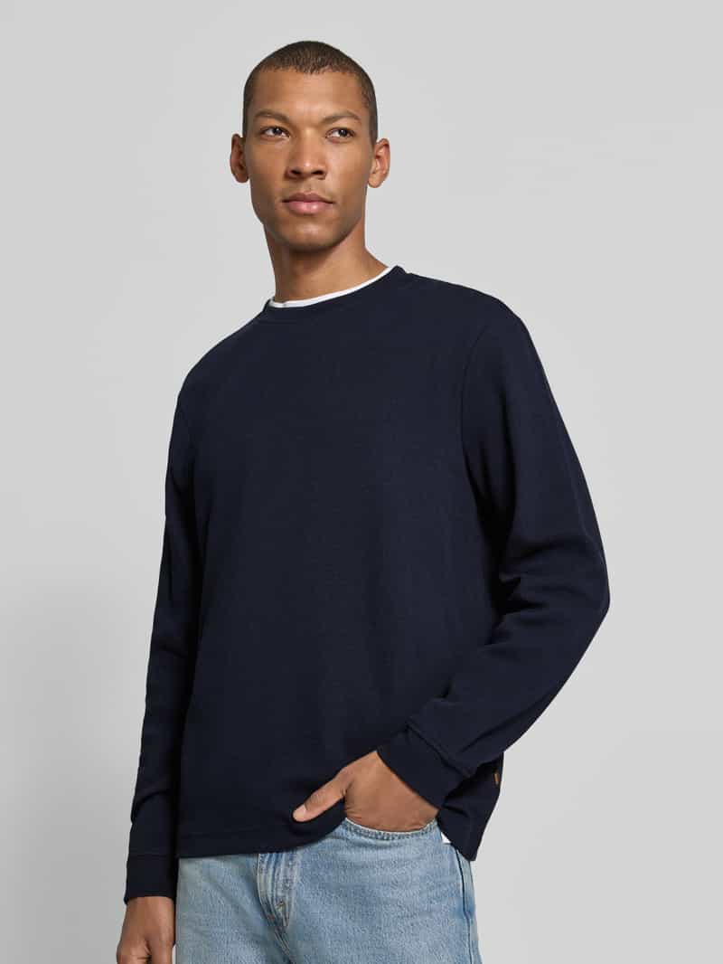 Boss regular fit shirt met lange mouwen van katoenmix model 'WE-TEMPEST' donkerblauw, foto 5