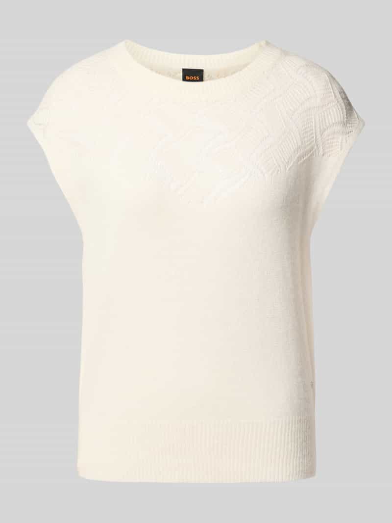 Boss Orange Loose fit spencer van tricot