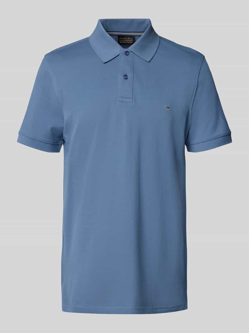 Christian Berg Men Regular fit poloshirt met logostitching