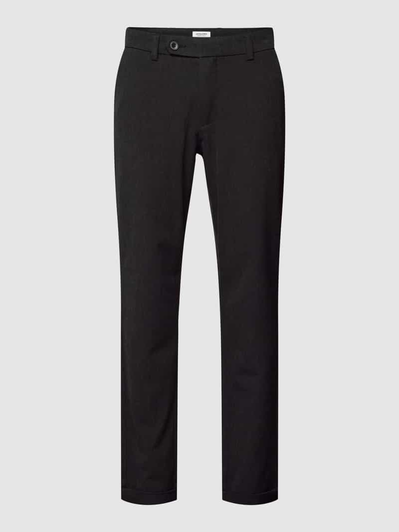 Jack & jones Slim fit stoffen broek in effen design, model 'MARCO'