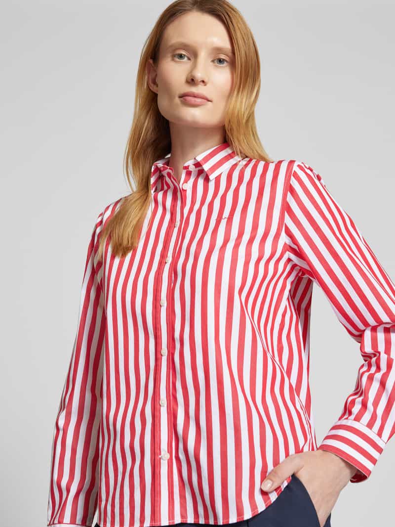 Gant Regular fit overhemdblouse met labelstitching