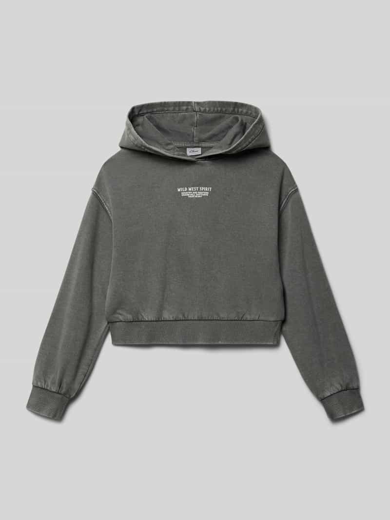 s.Oliver RED LABEL Oversized hoodie van katoenmix