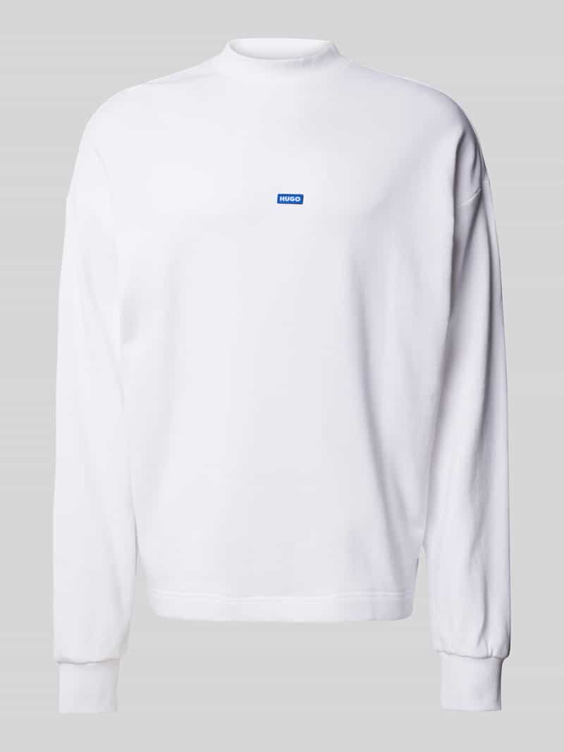 Hugo Blue Sweatshirt met opstaande kraag