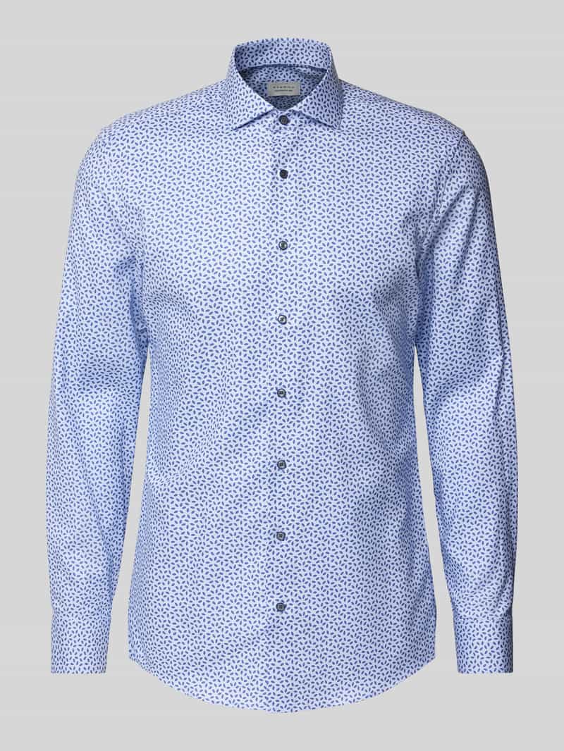 Eterna Slim fit zakelijk overhemd met kentkraag