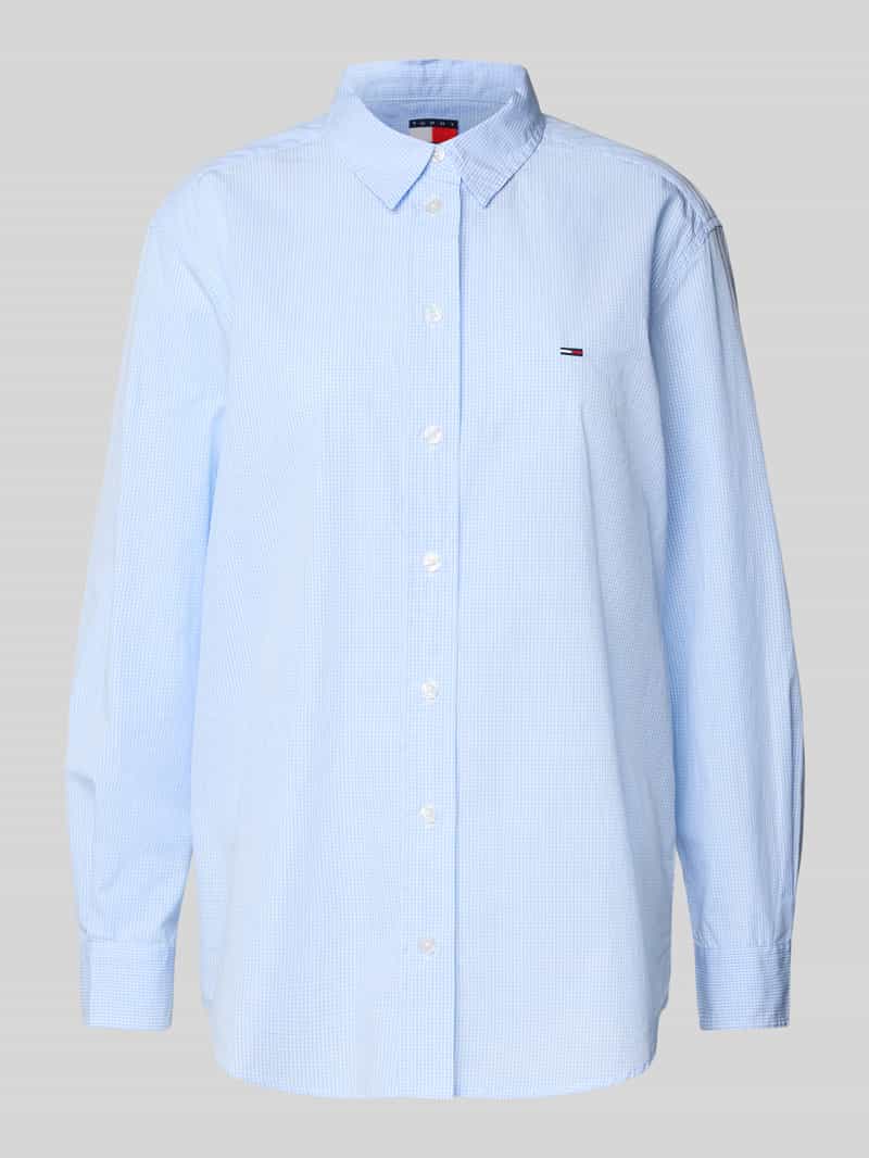 Tommy Jeans Comfort fit blouse met lange mouwen van katoen