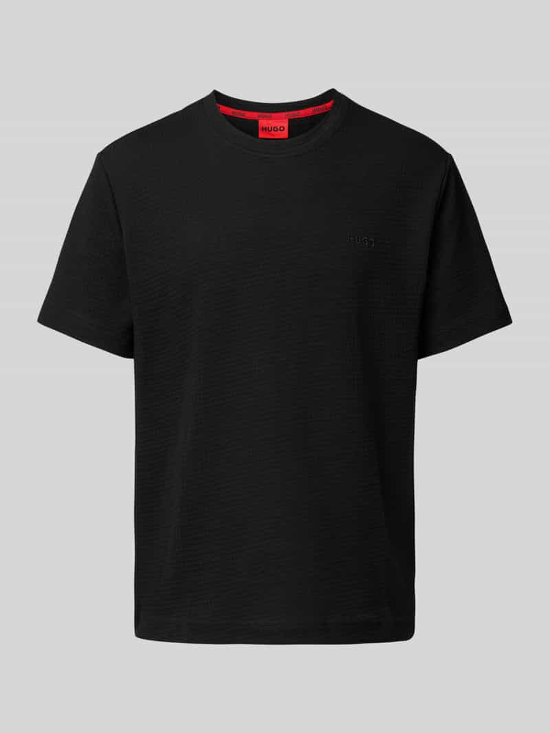 HUGO Shirt met lange mouwen en ribboorden model 'Austin'