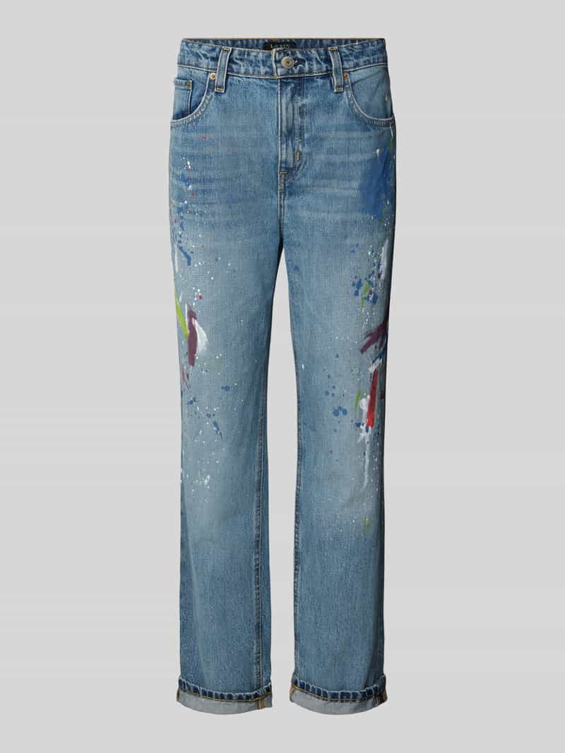 Lauren Ralph Lauren Boyfriend jeans in used-look met steekzakken