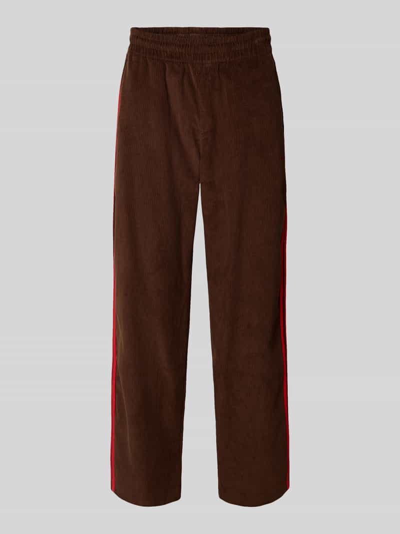 adidas Originals Straight fit corduroy broek met galonstrepen
