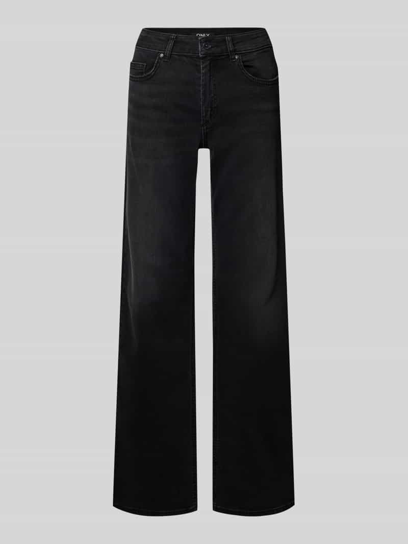Only Wide leg jeans van katoenmix model BLUSH'