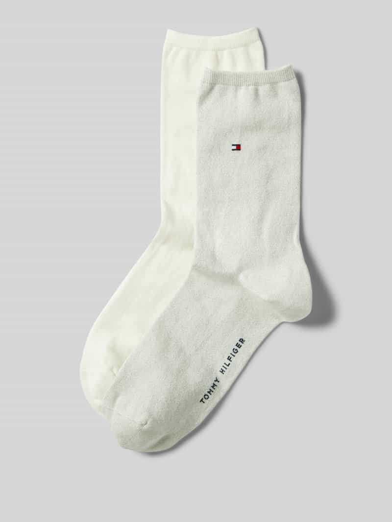 Tommy Hilfiger Sokken met labeldetail in een set van 2 paar