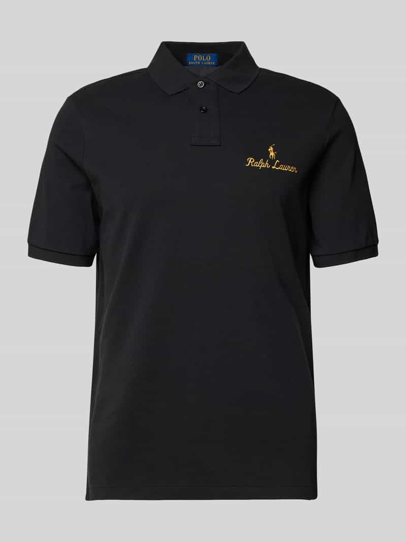 Polo Ralph Lauren Classic fit poloshirt met labelstitching