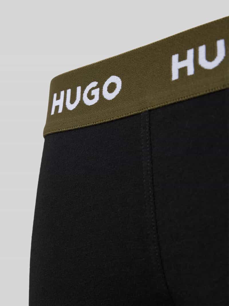 HUGO Boxershort met elastische band in een set van 3 stuks