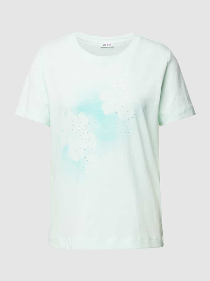 Esprit T-shirt met siersteentjes