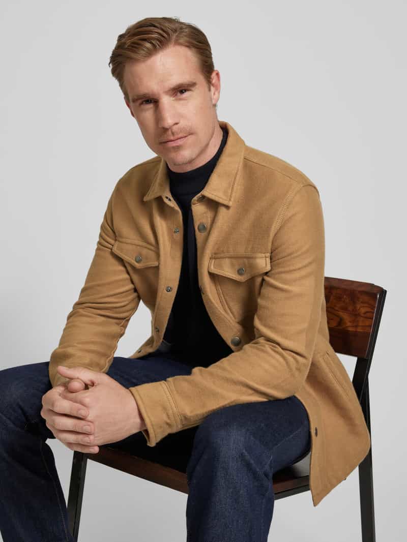 Barbour Regular fit overhemdjack met klepzakken model 'Carrbridge'