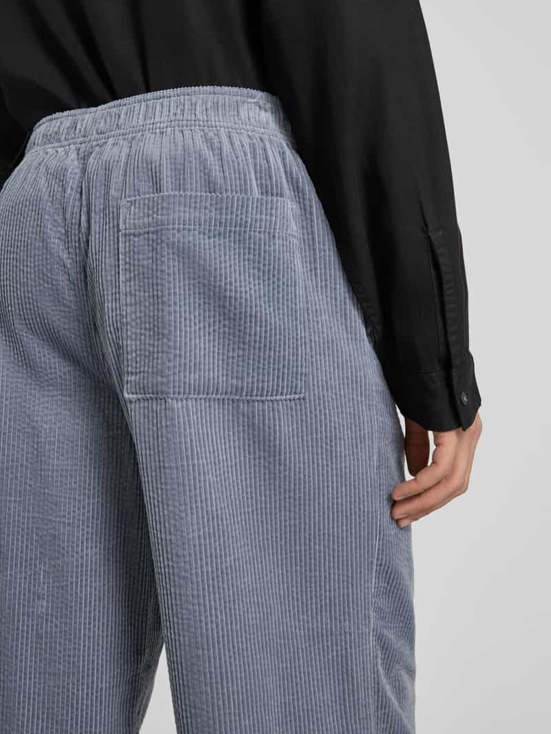 Wood Korte broek van corduroy met elastische band