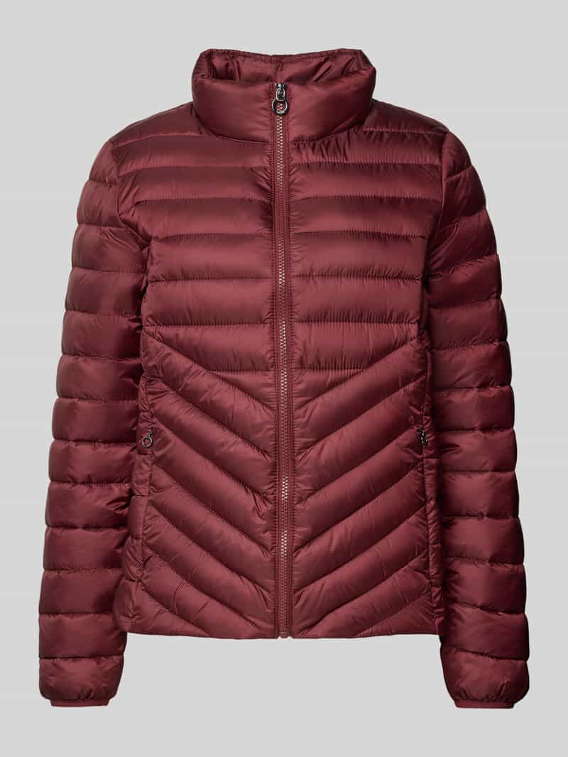 s.Oliver RED LABEL Slim fit gewatteerd jack met opstaande kraag