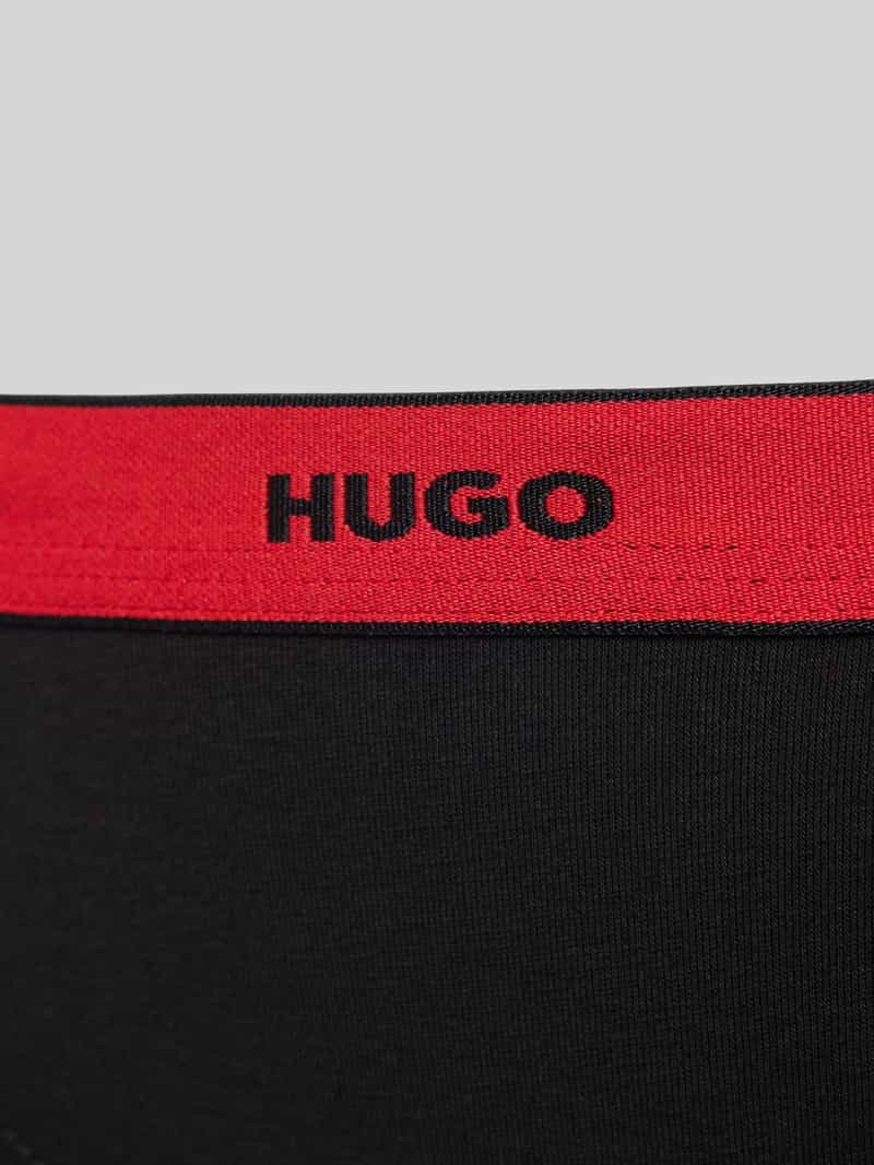 HUGO String met logo in band in een set van 3 stuks