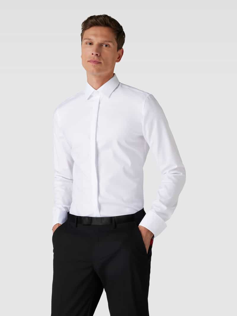 Slim fit zakelijk overhemd met kentkraag, model 'Urban' OLYMP No. Six
