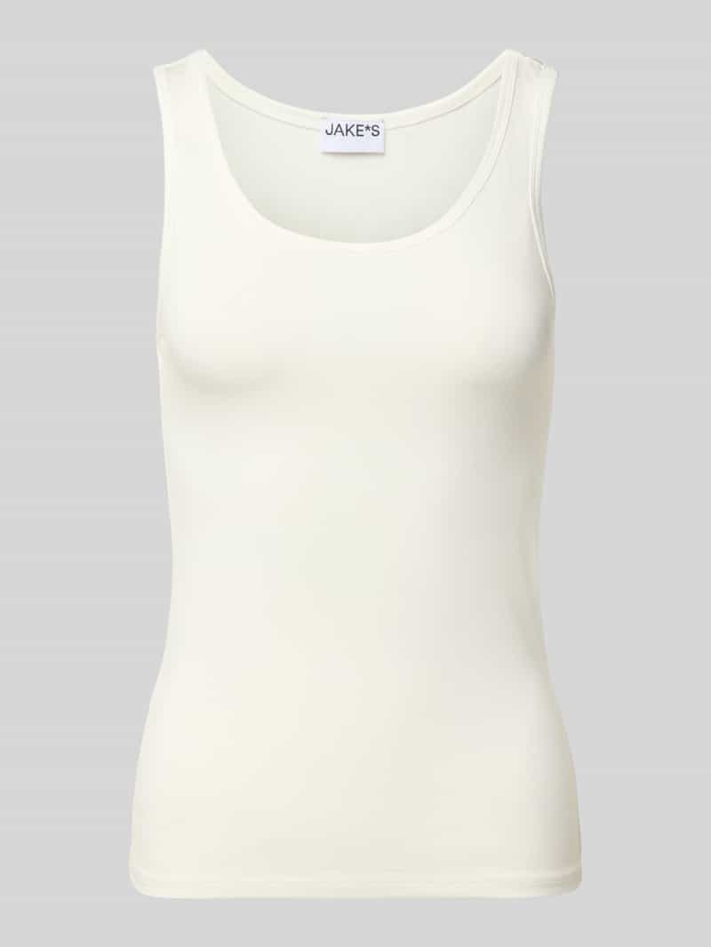 Jake*s Casual Slim fit top van modalmix