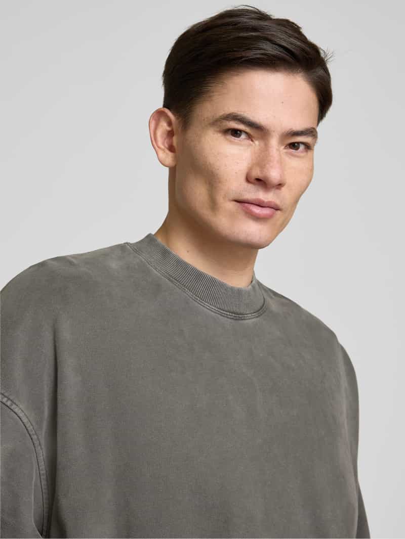ANNARR Sweatshirt met extra brede schouders model 'HACKETT'