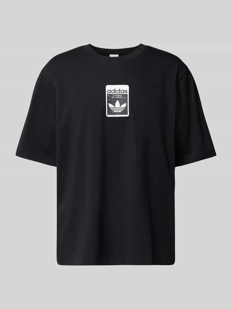 adidas Originals T-shirt met labelprint