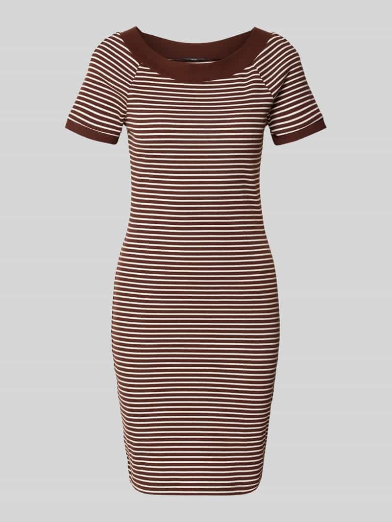 Zero T-shirtjurk in riblook met ronde hals