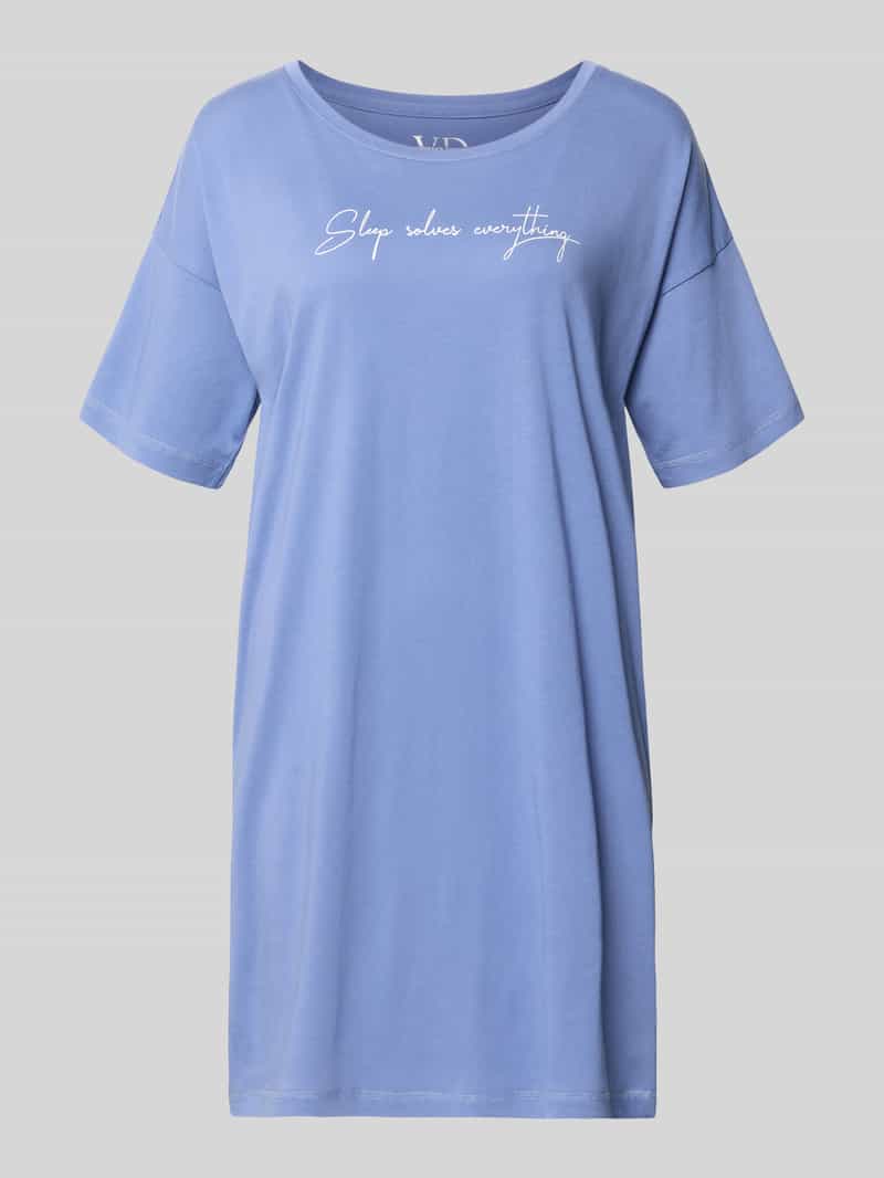 Lascana Relaxed fit nachthemd van viscosemix model 'Cozy Dreams'