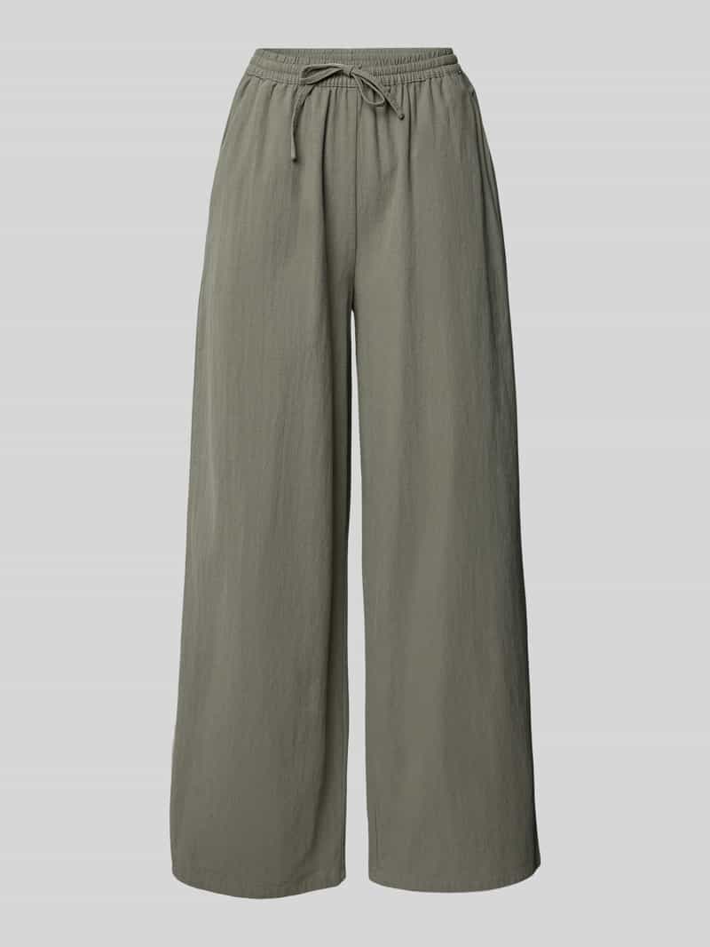 Soyaconcept Wide leg stoffen broek met verkort model 'CISSIE'