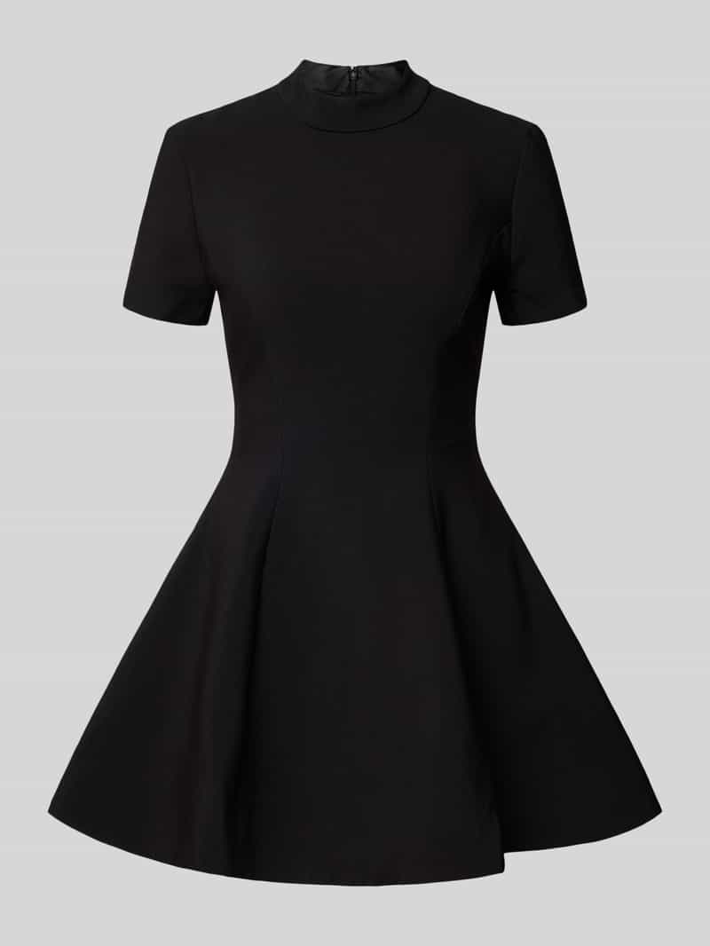 bardot Cocktailjurk met geribde ronde hals model 'ZEPHYRA'