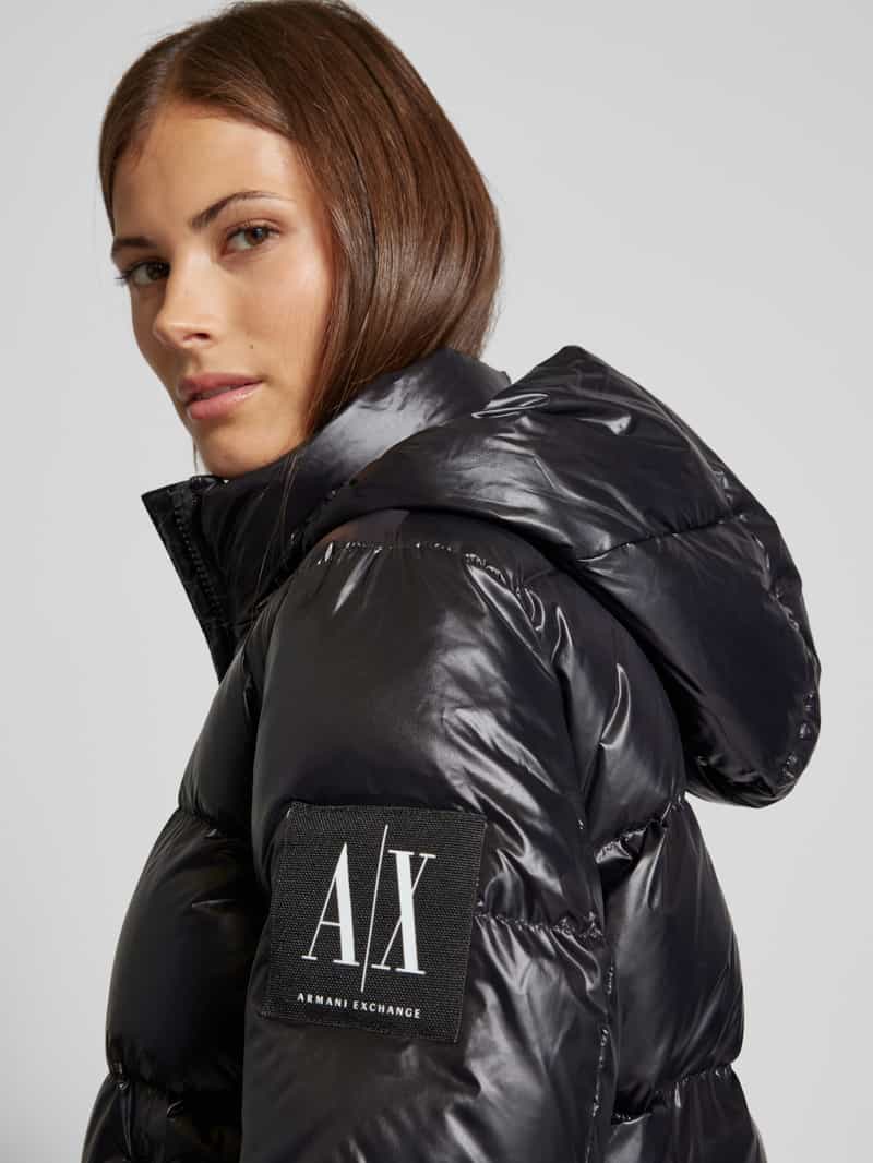 Armani Exchange Gewatteerd jack met opstaande kraag