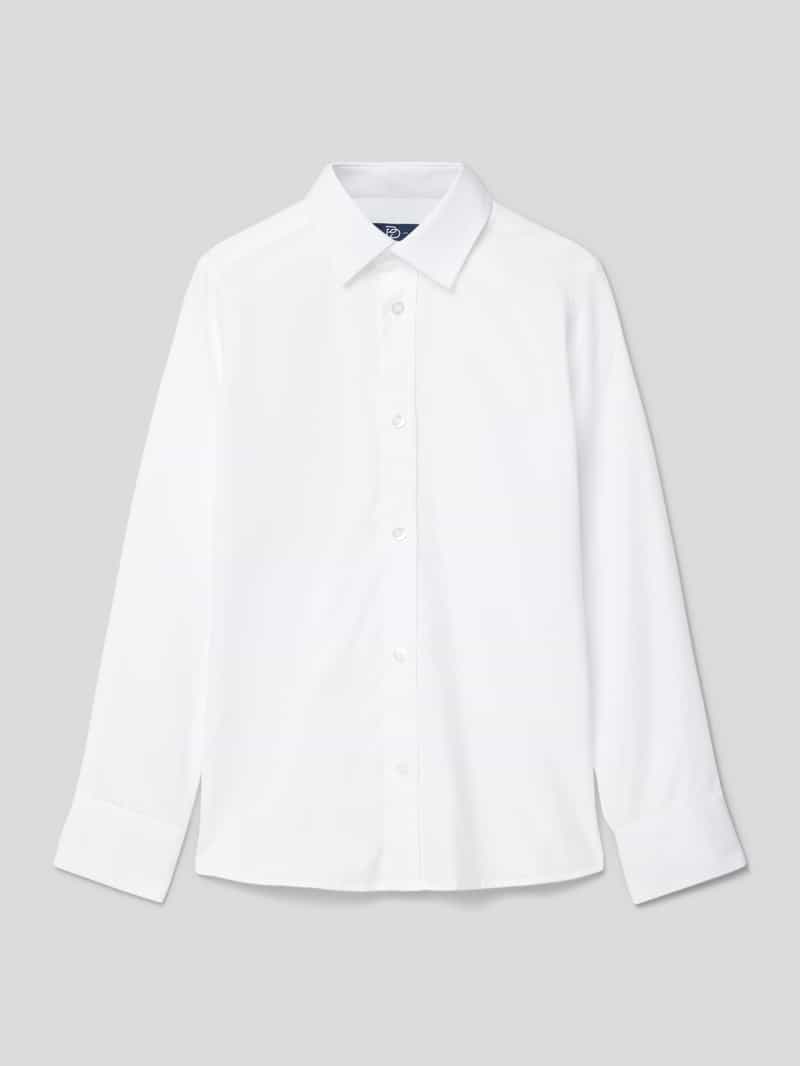 Slim fit overhemd met kentkraag Paul Dantus