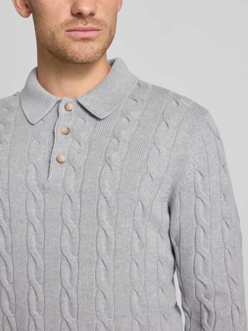 GRAN SASSO Gebreide pullover van een mix van scheerwol en viscose met kasjmier