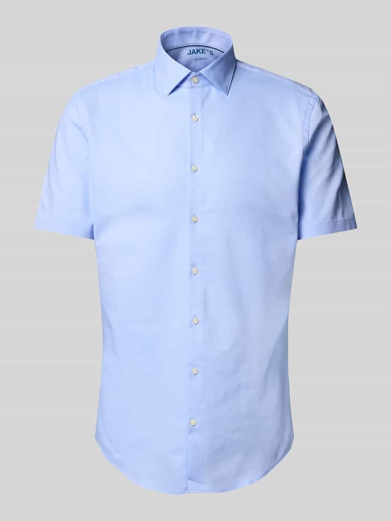 Jake*s Slim fit zakelijk overhemd met knoopsluiting