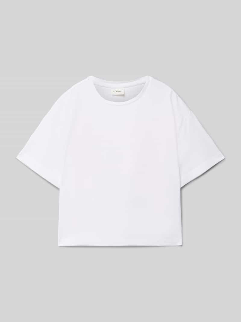 s.Oliver RED LABEL Regular fit T-shirt van puur katoen