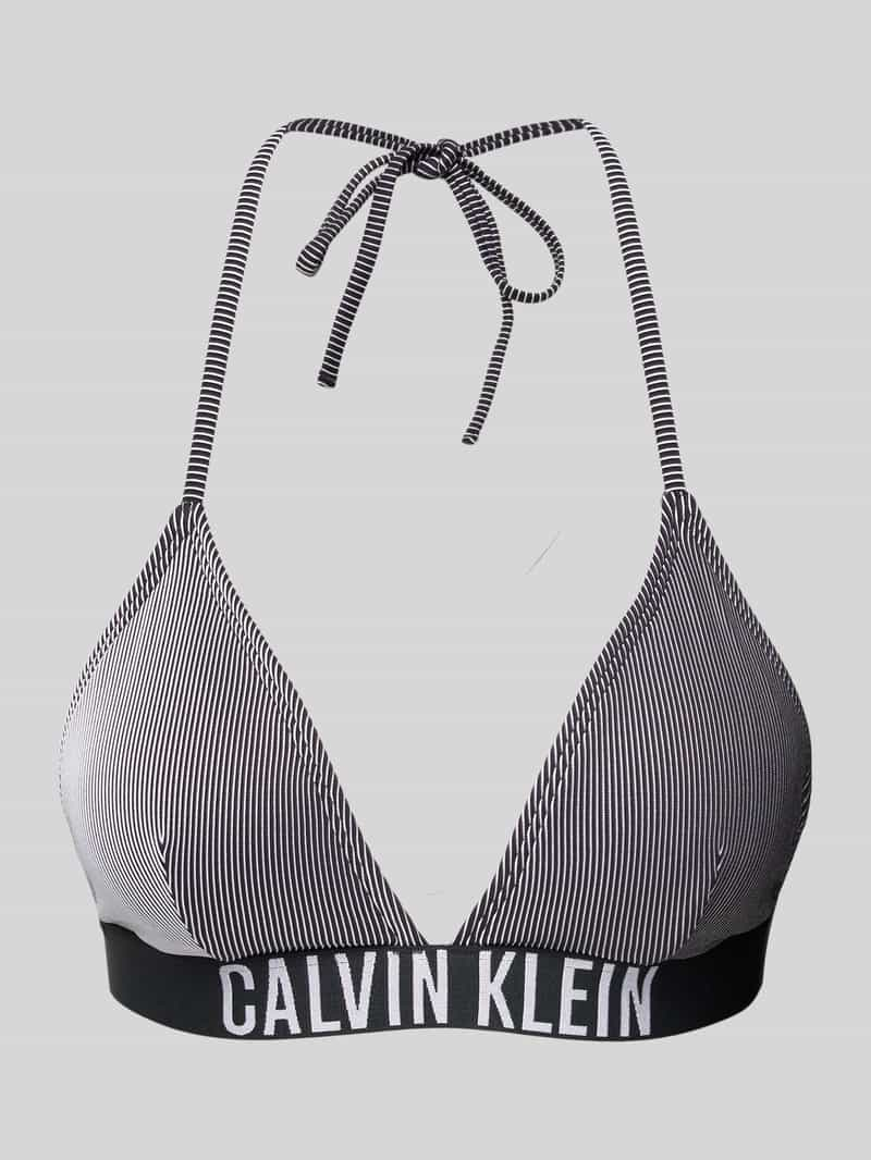 Calvin Klein Underwear Bikinitop met elastische band met label