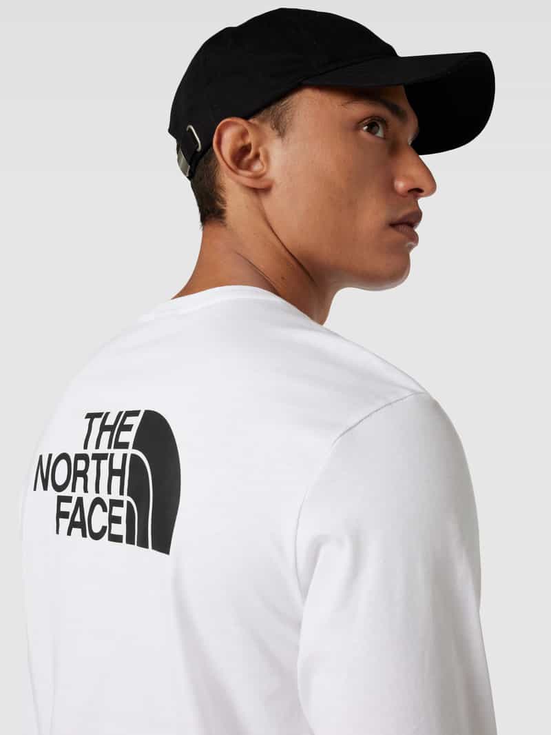 The North Face Shirt met lange mouwen en labelprint
