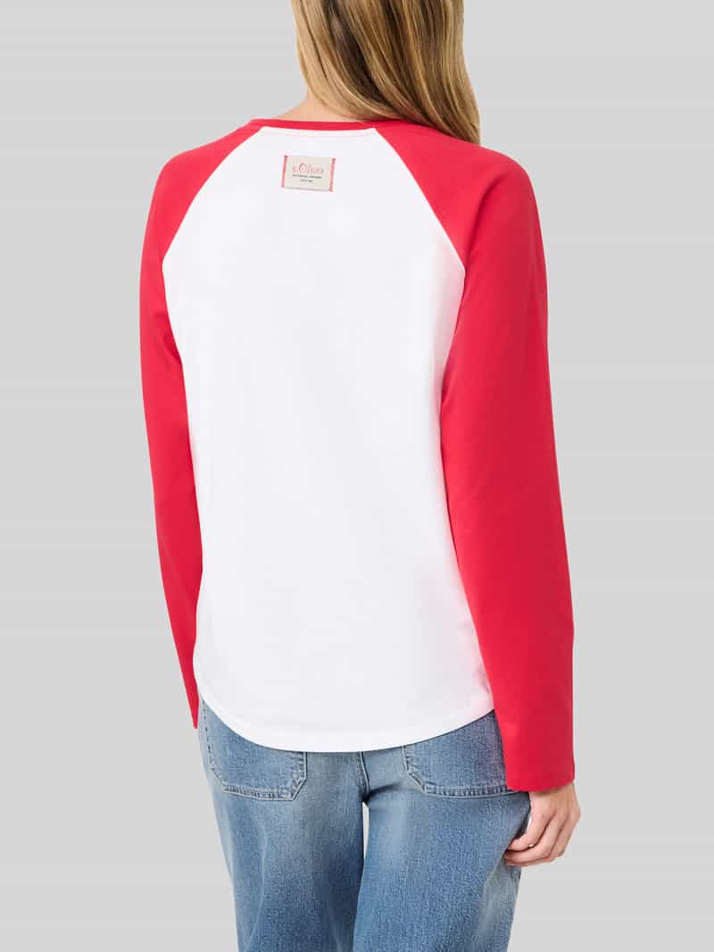 s.Oliver RED LABEL Regular fit shirt met lange mouwen van puur katoen s.Oliver x Heidi Klum