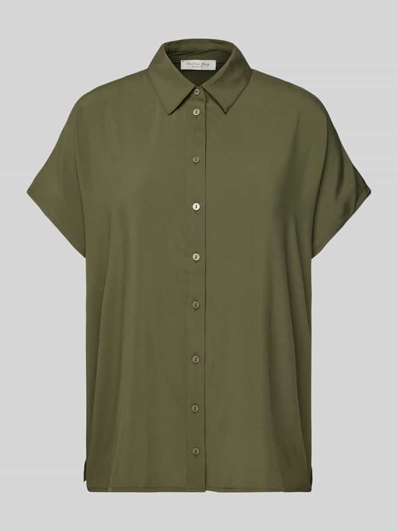 Christian Berg Woman Regular fit overhemdblouse met kapmouwen
