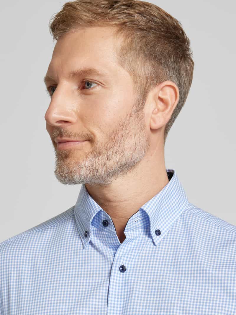 Eterna Comfort fit zakelijk overhemd met button-downkraag