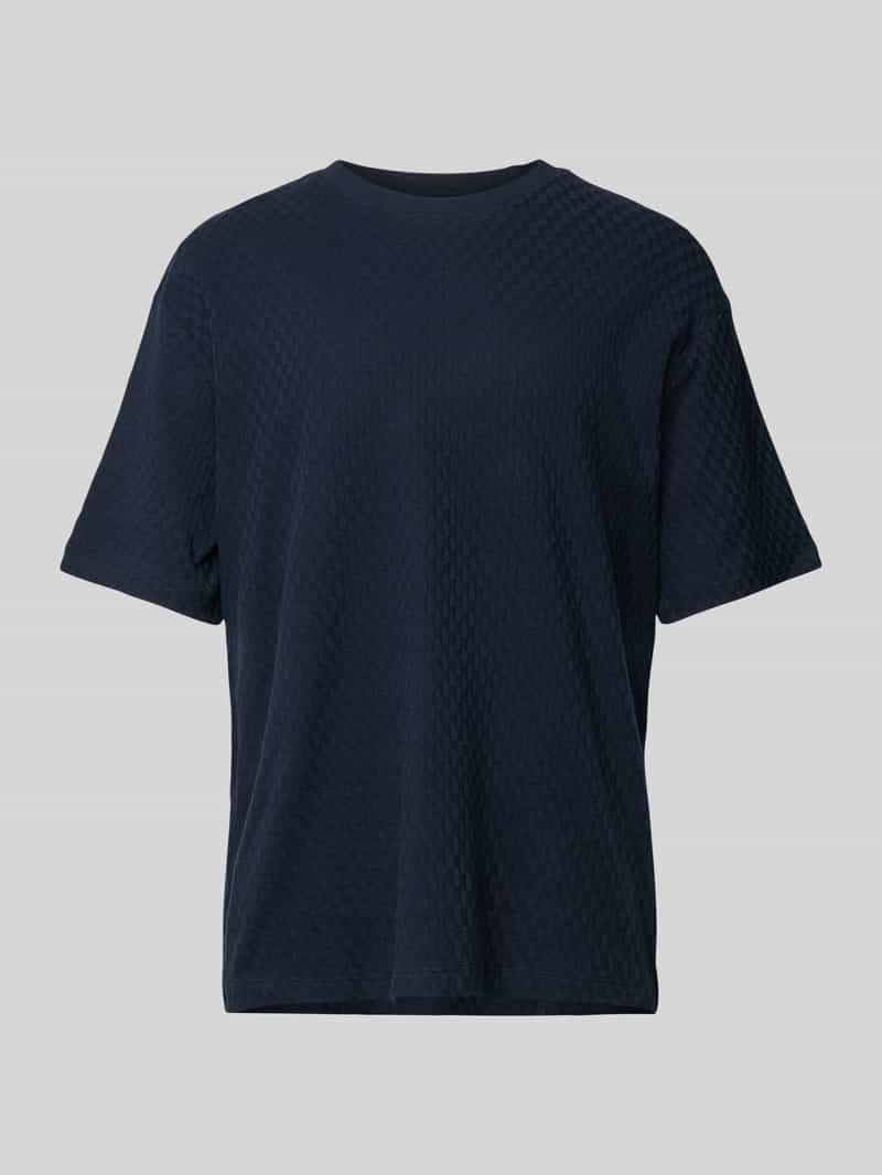 s.Oliver BLACK LABEL Relaxed fit T-shirt van gestructureerde jersey