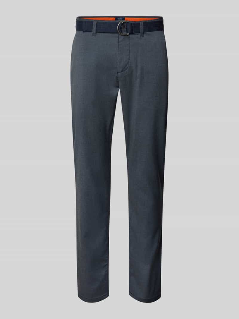 MCNEAL Slim fit pantalon met riem