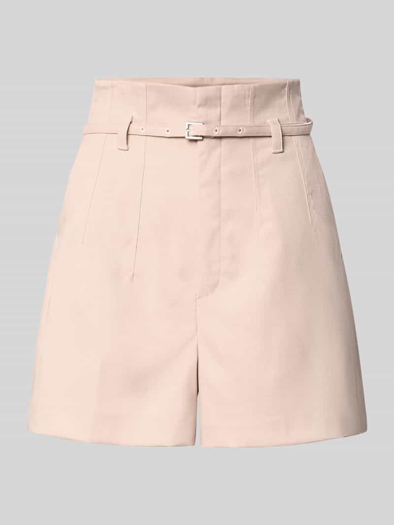Gestuz Korte broek met stoffen riem model 'manu'