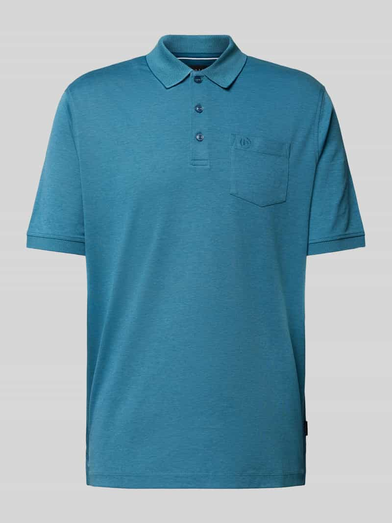 Bugatti Regular fit poloshirt met borstzak