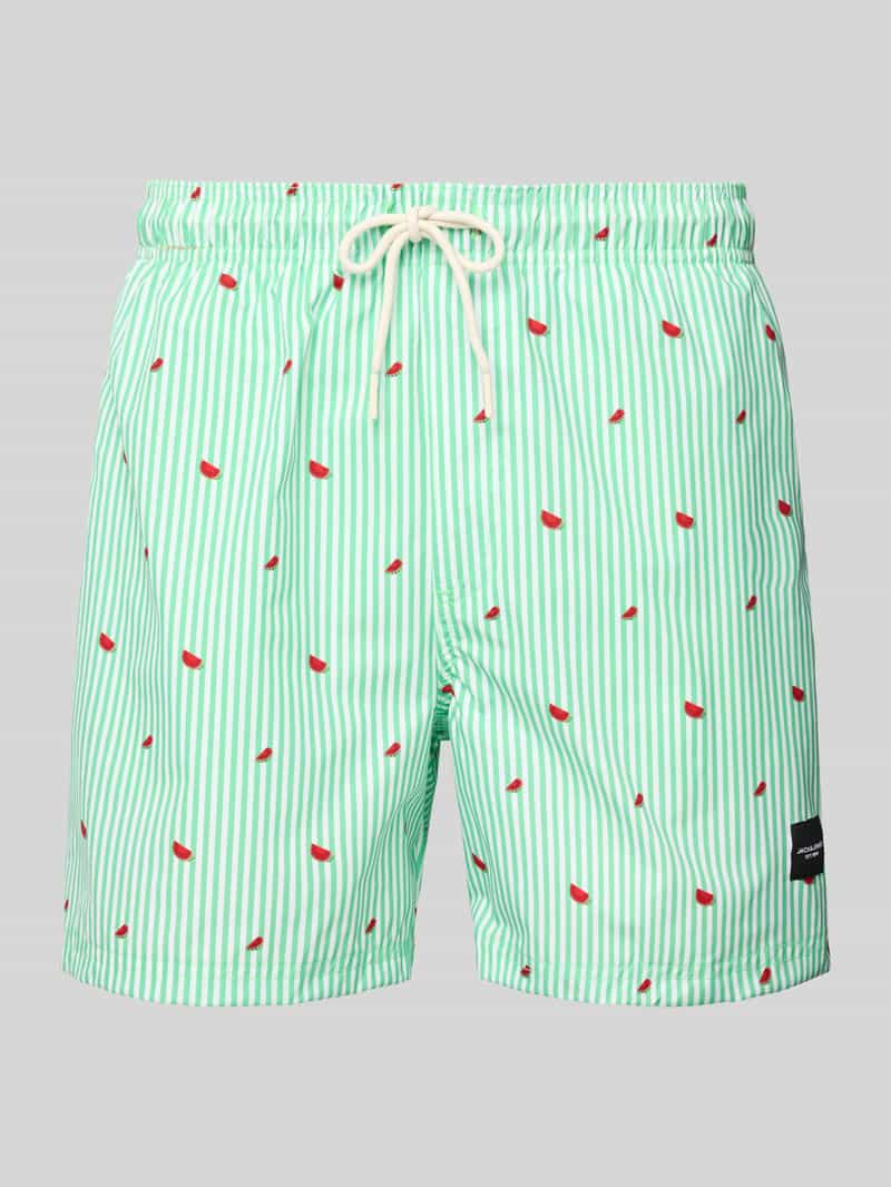jack & jones Regular fit korte zwembroek met labelpatch model 'STMAUI'