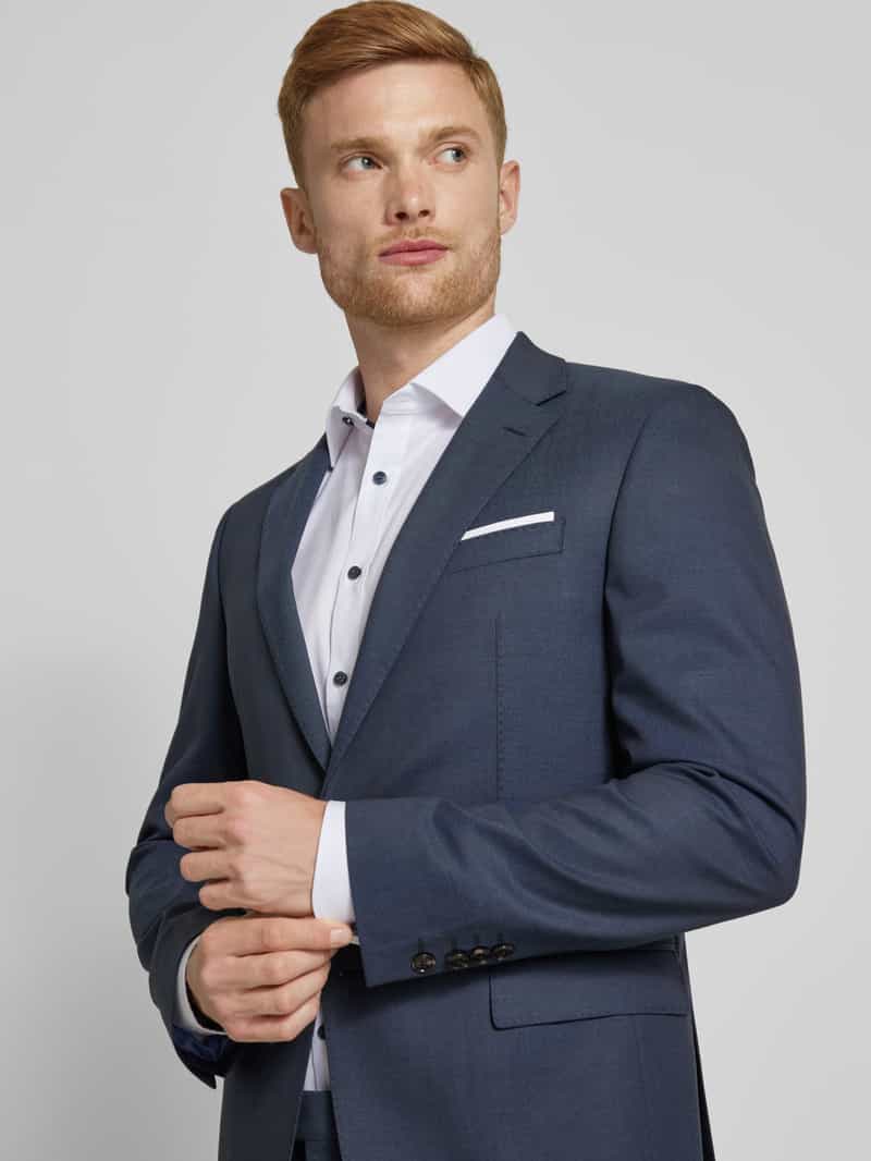 JOOP! Collection Linnen colbert met paspelzak op de borst model 'Herby'