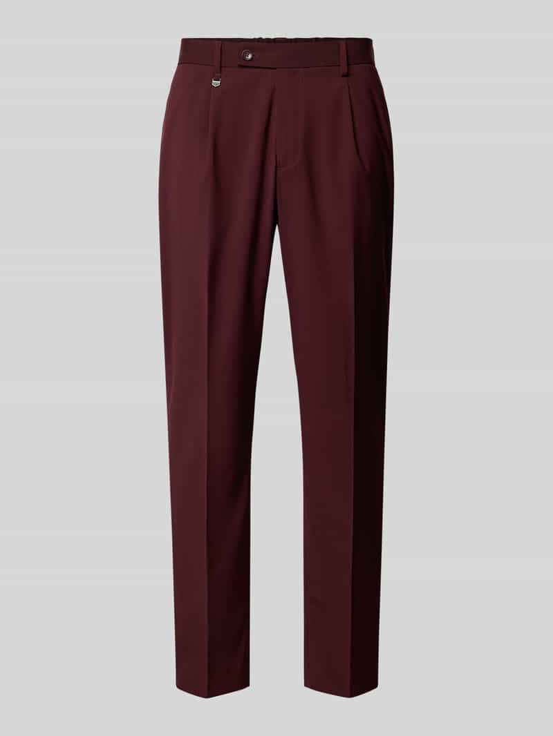 Antony Morato Slim fit stoffen broek met bandplooien model 'LUIS'