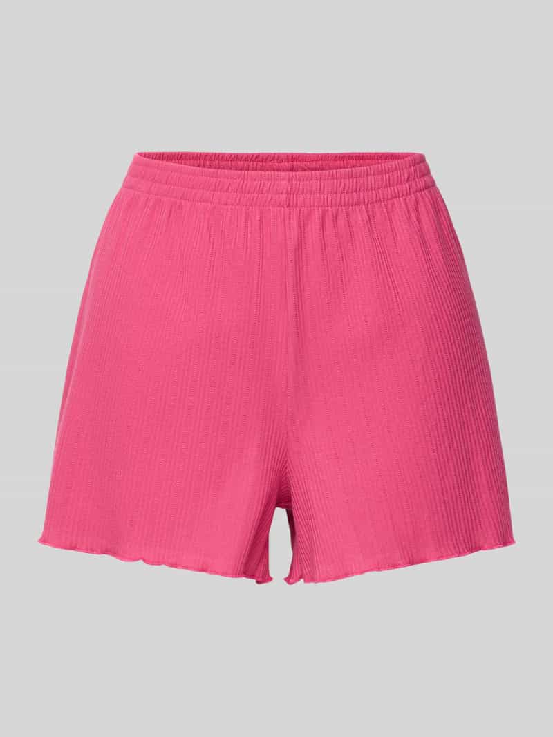 Jake*s Casual Relaxed fit korte pyjamabroek met structuurmotief